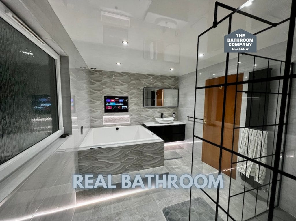 real omnitub with proofvision tv