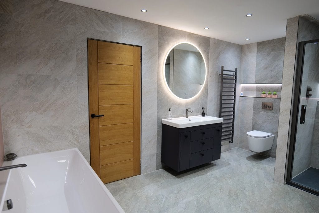 BAthroom design and supply options at the bathroom company glasgow