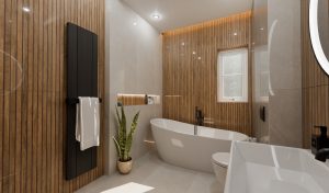 Bathroom render at The Bathroom Company Glasgow